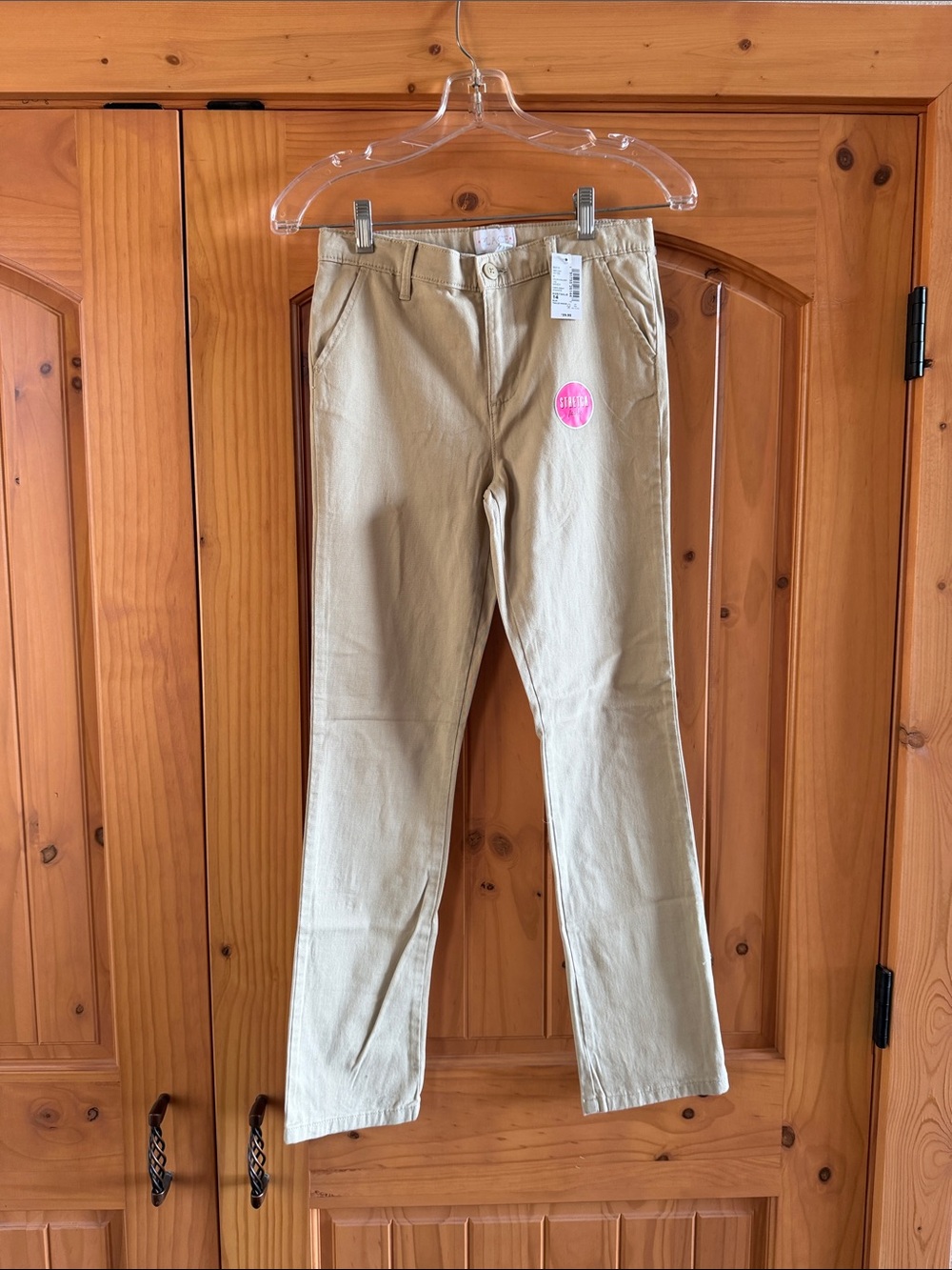 The Children's Place Boys Sandy Khaki Chino Stretch Pants - Picture 10 of 16